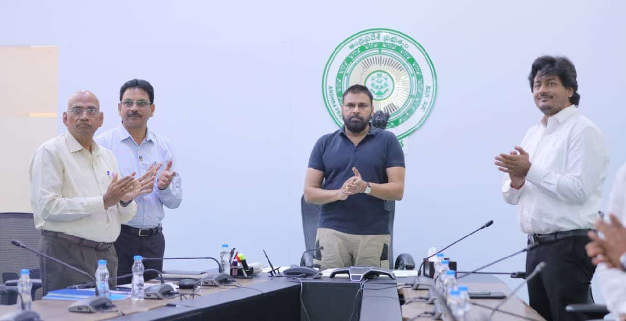 Dy CM K. Pawan Kalyan laid the foundation stone for the modernization works of the Shankaraguptam Major Drain