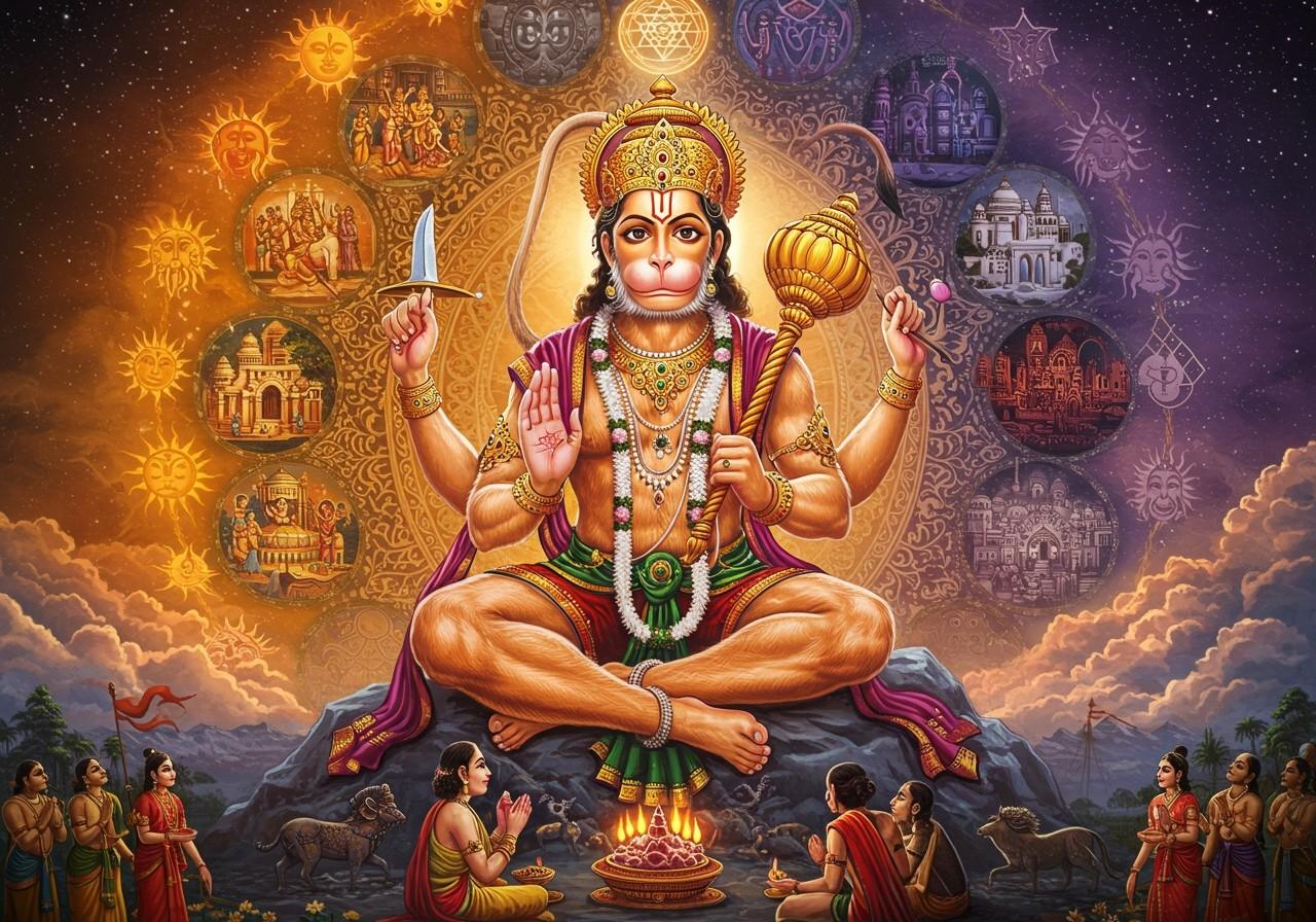 Sri Ekadasa Mukha Hanumath Kavacham