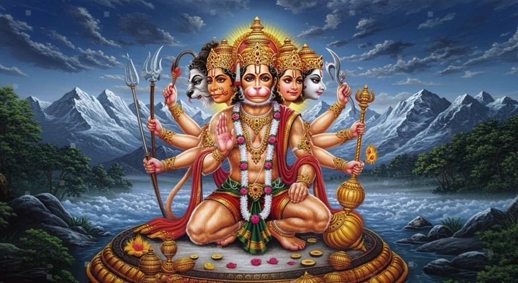 Sri Panchamukha Hanuman Kavacham