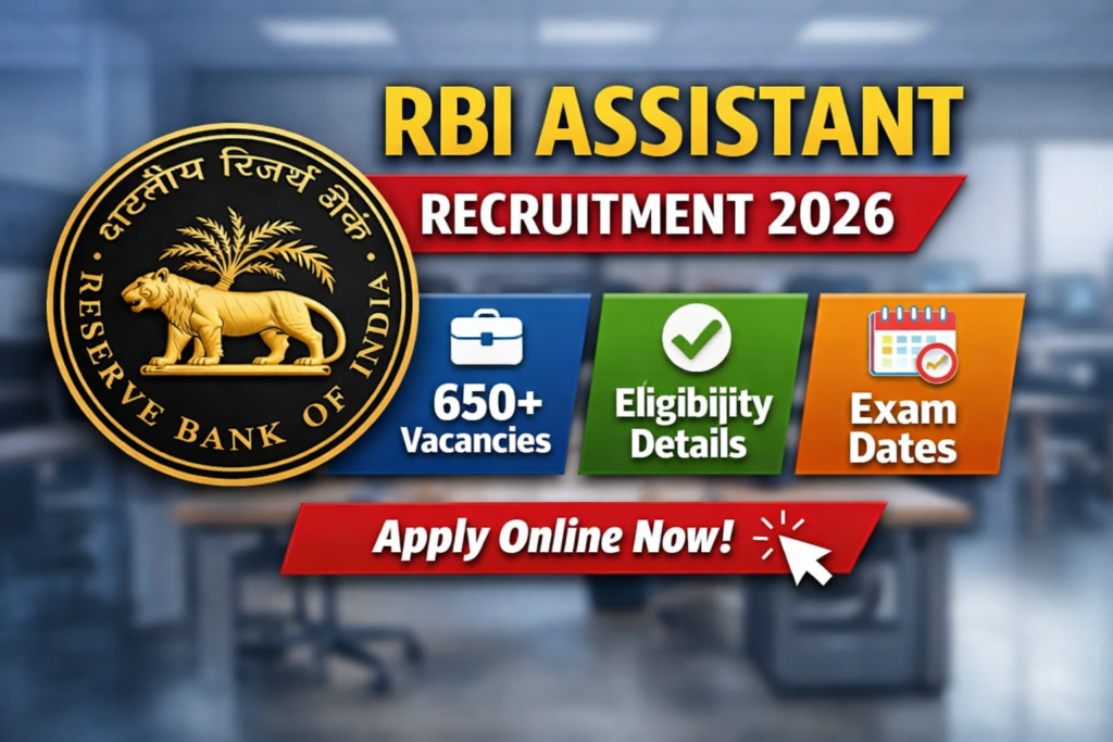 RBI Assistant Recruitment 2026